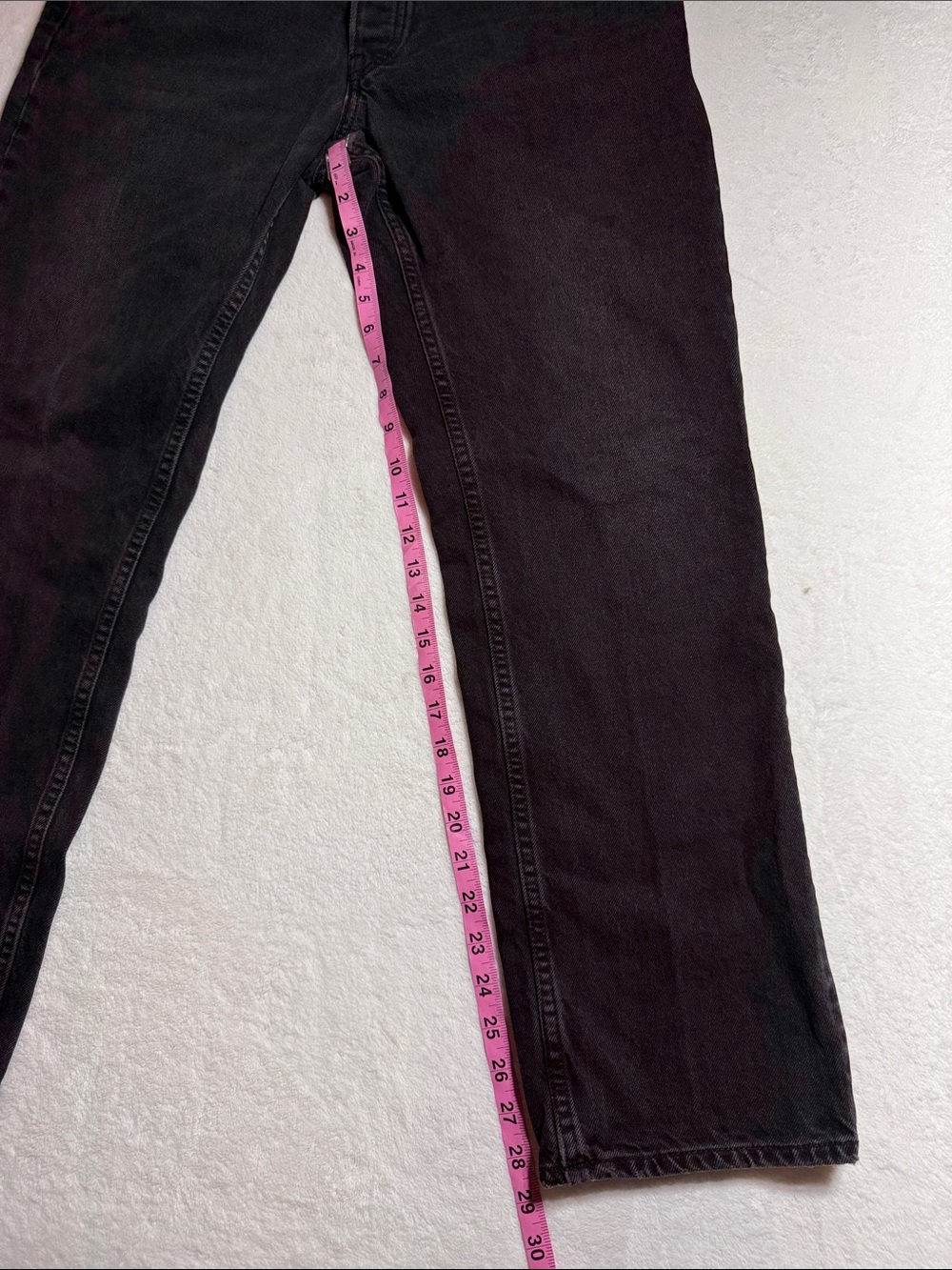 Zara Black Straight-Leg Jeans - Picture 3 of 6